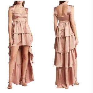 WeWore What Corset High Low Maxi